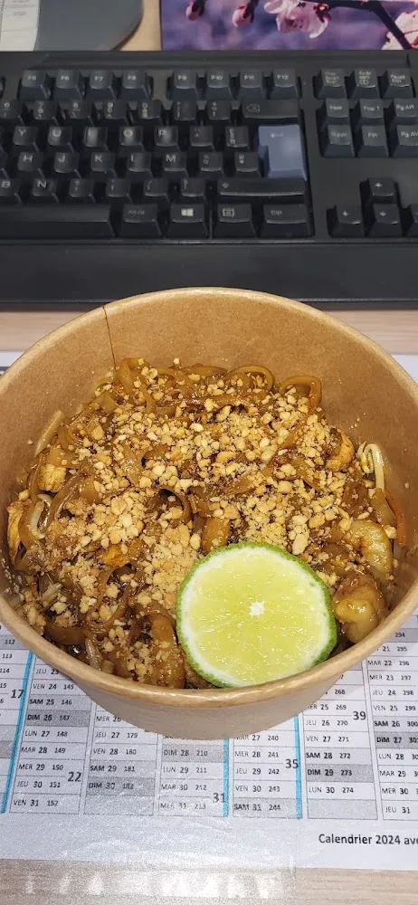 Pad Thai Poulet Supplément Crevettes